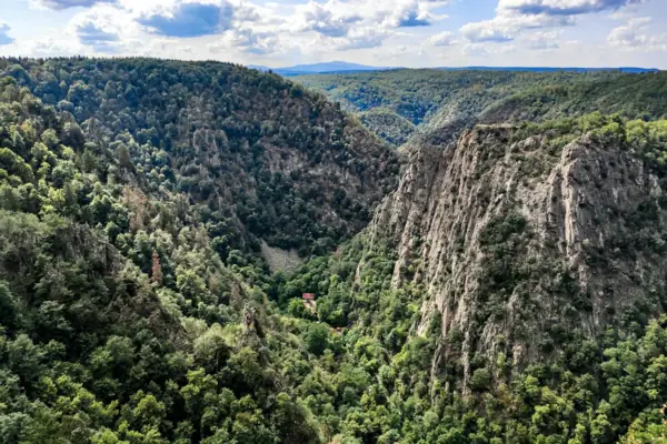 The Bode Valley near Thale in the Harz Mountains
