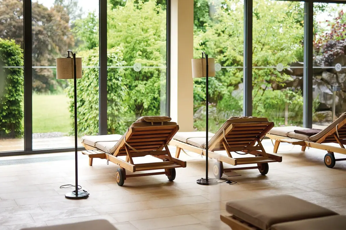 Relaxation area at the A-ROSA Ifen Hotel Kleinwalsertal