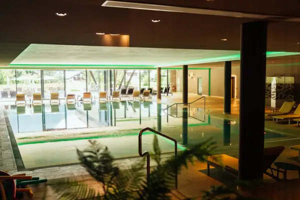 Indoor pool at the A-ROSA Ifen Hotel Kleinwalsertal