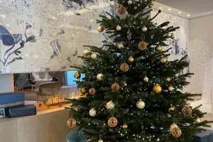 Tegernsee Christmas Christmas tree with presents