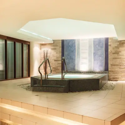 A whirlpool in a room