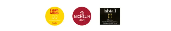Listing of some logos of restaurant awards