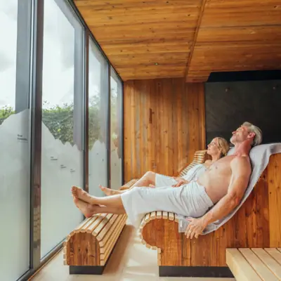 Sauna at the A-ROSA Ifen Hotel in Kleinwalsertal  